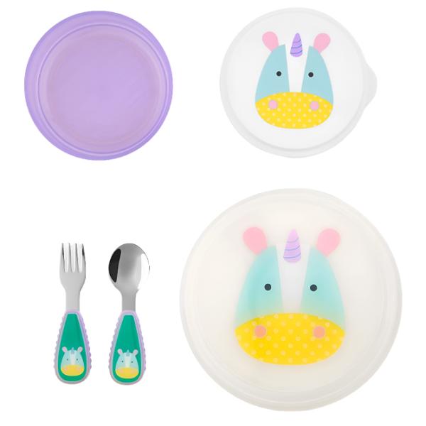 Set Skip Hop Zoo Unicorn Unisex/ 12+ luni/ Multicolor photo 1