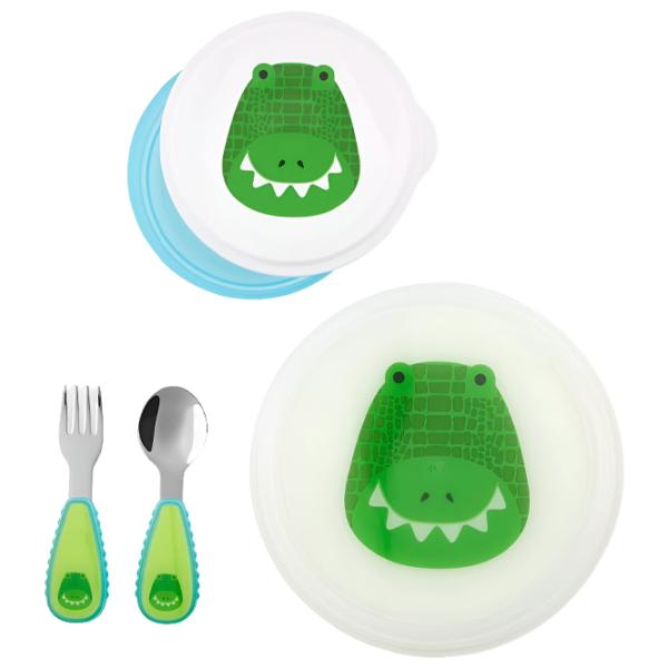Set Skip Hop Zoo Crocodile Unisex/ 12+ luni/ Multicolor photo 1