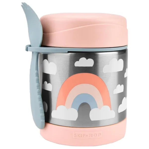 Containere Skip Hop Spark Rainbow pentru fetițe/ 3+/ Pink photo 1