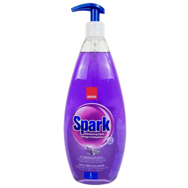 Средство для мытья посуды Sano Spark 1 л/ Лаванда photo 1