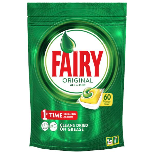 Detergent pentru mașine de spălat vase Fairy Original All In One fără miros photo 1 Detergent pentru mașine de spălat vase Fairy Original All In One fără miros photo 1