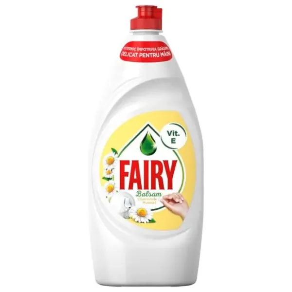 Средство для мытья посуды Fairy Chamomile & Vitamin E 0.4 л/ Ромашка photo 1 Средство для мытья посуды Fairy Chamomile & Vitamin E 0.4 л/ Ромашка photo 1