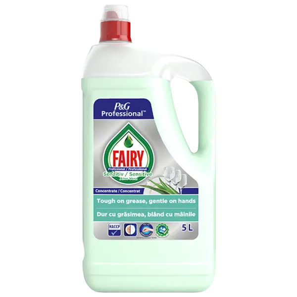 Средство для мытья посуды Fairy Sensitive Professional 5л / Чайное дерево photo 1 Средство для мытья посуды Fairy Sensitive Professional 5л / Чайное дерево photo 1