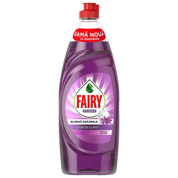 Средство для мытья посуды Fairy Extra+ 0.65 л/ Сирень photo 1 Средство для мытья посуды Fairy Extra+ 0.65 л/ Сирень photo 1