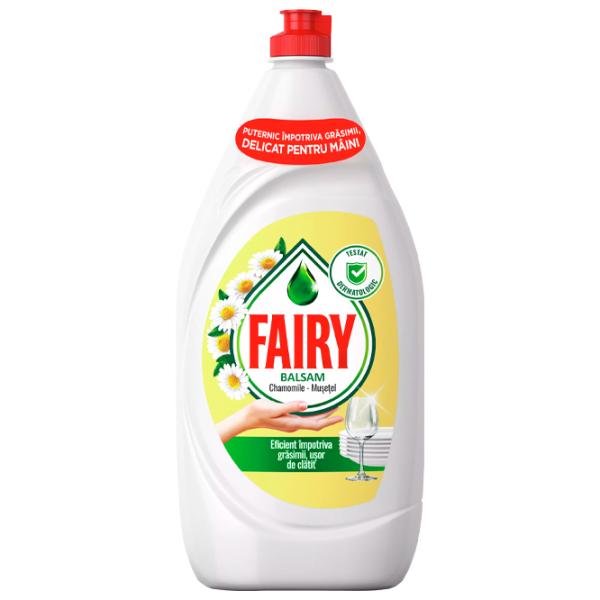 Средство для мытья посуды Fairy Chamomile & Vitamin E 1.3 л/ Ромашка photo 1 Средство для мытья посуды Fairy Chamomile & Vitamin E 1.3 л/ Ромашка photo 1