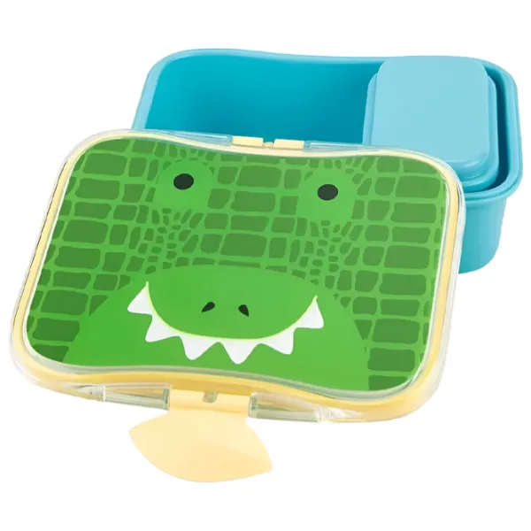 Контейнеры Skip Hop Zoo Crocodile Унисекс/ 3+/ Синий photo 1