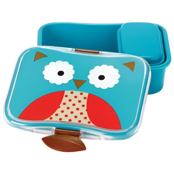 Containere Skip Hop Zoo Owl pentru fetițe/ 3+/ Blue photo 1