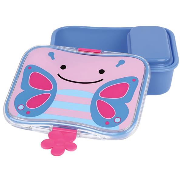 Containere Skip Hop Zoo Butterfly pentru fetițe/ 3+/ Blue photo 1