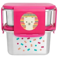 Контейнеры Skip Hop Zoo Lama Унисекс / 3+ / Серебряный