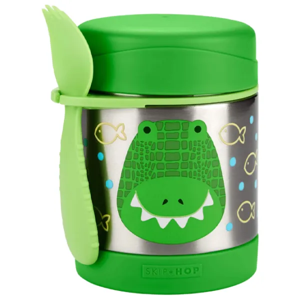 Containere Skip Hop Zoo Crocodile pentru fetițe/ 3+/ Green photo 1