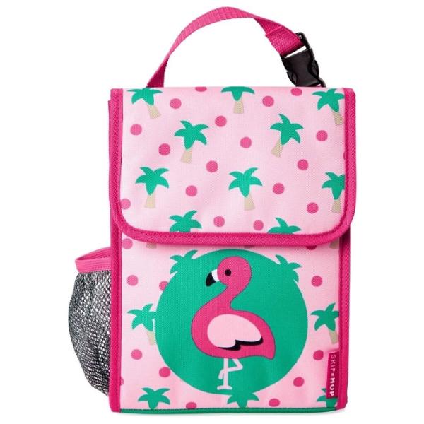 Pungă pentru prânz Skip Hop Zoo Flamingo pentru fetițe/ 3+/ Pink photo 1