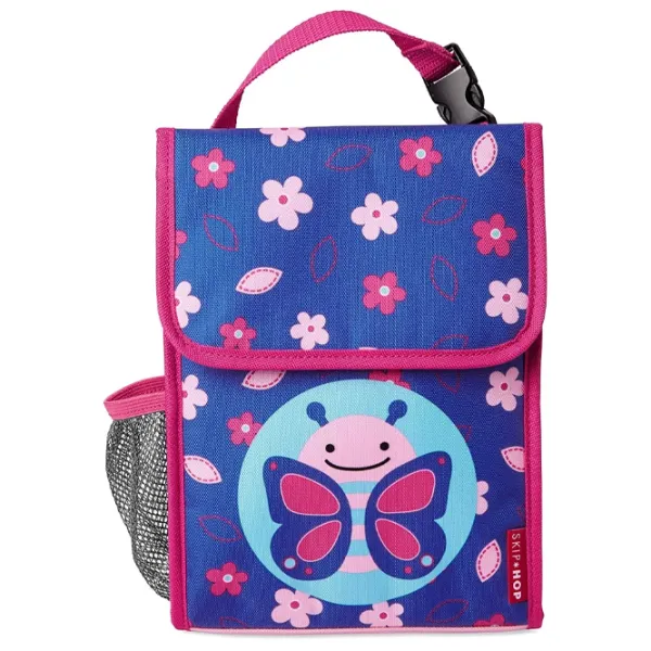 Pungă pentru prânz Skip Hop Zoo Butterfly pentru fetițe/ 3+/ Blue photo 1