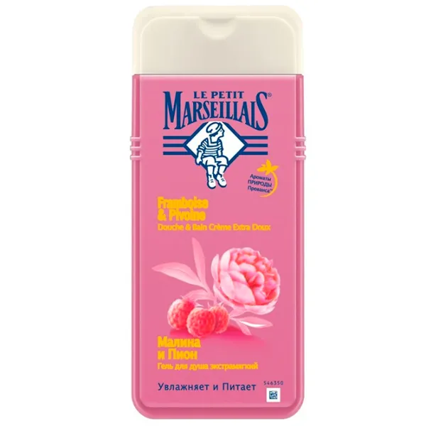 Gel de duș Le Petit Marseillais Zmeură Bujor Unisex photo 1 Gel de duș Le Petit Marseillais Zmeură Bujor Unisex photo 1