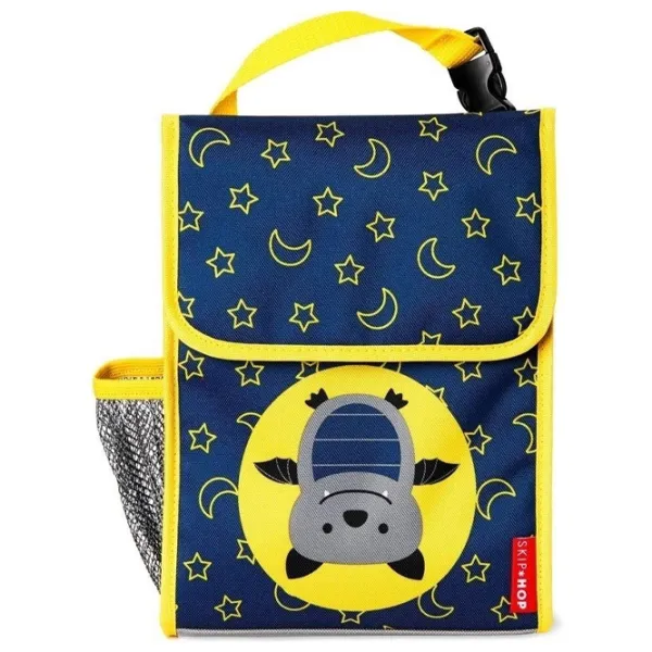 Pungă pentru prânz Skip Hop Zoo Bat pentru băieți/ 3+/ Blue photo 1