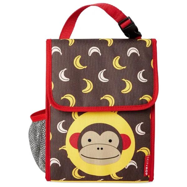 Pungă pentru prânz Skip Hop Zoo Monkey Unisex/ 3+/ Brown photo 1