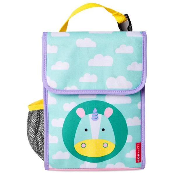 Pungă pentru prânz Skip Hop Zoo Unicorn pentru fetițe/ 3+/ Blue photo 1