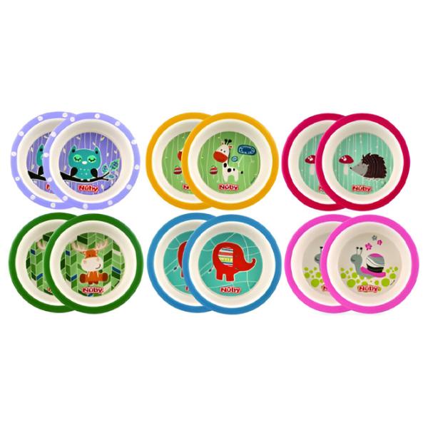 Farfurie Nuby ID5501 Unisex/ 6+ luni/ Multicolor photo 1