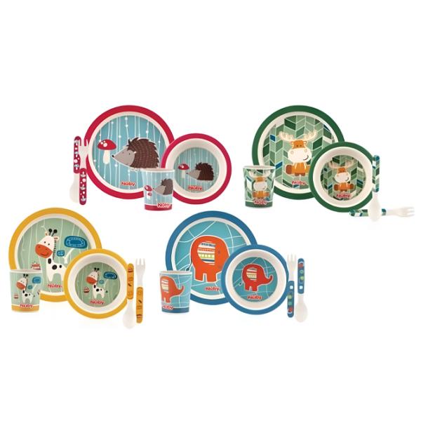 Set Nuby ID5498 Unisex/ 6+ luni/ Multicolor photo 1 Set Nuby ID5498 Unisex/ 6+ luni/ Multicolor photo 1