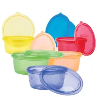 Containere Nuby ID91164 Unisex/ 3+ luni/ Multicolor