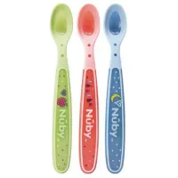 Ложка Nuby NV0501001-LM Унисекс/ 3+ месяца/ Разноцветный