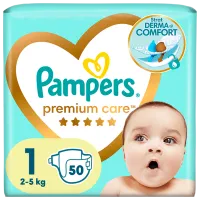 Scutece pentru copii Pampers VP PREMIUM CARE NEW BABY 1 2 - 5 kg / 50 buc.