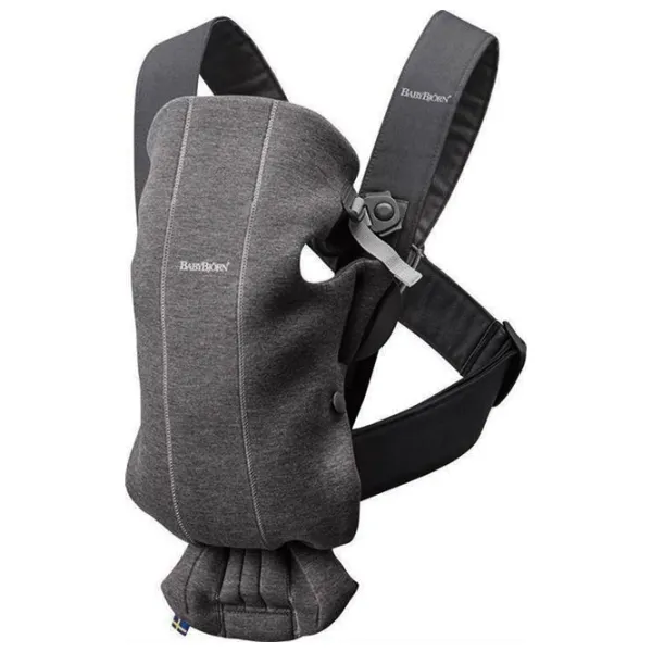 Переноска для детей BabyBjorn Mini Jersey () 11 кг/ Серый photo 1
