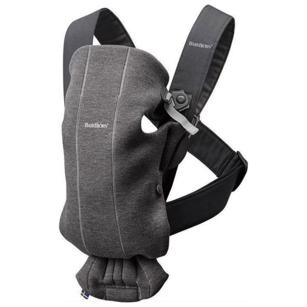 Переноска для детей BabyBjorn Mini Jersey () 11 кг/ Серый photo 1
