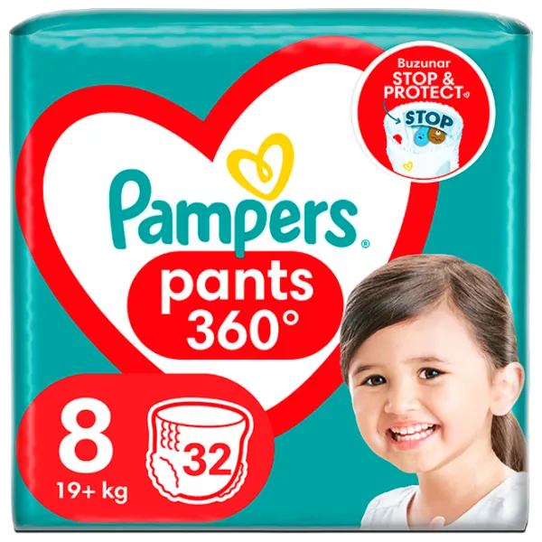 Подгузники для детей Pampers JP PANTS 8 19+ кг / 32 шт. photo 1