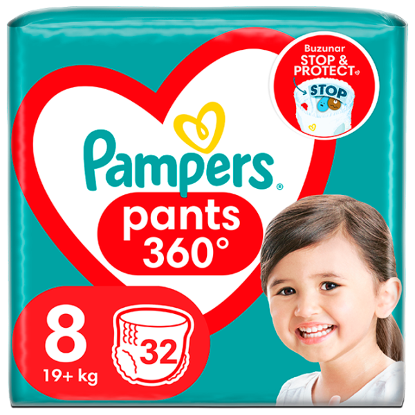Подгузники для детей Pampers JP PANTS 8 19+ кг / 32 шт. photo 1