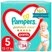 Подгузники для детей Pampers VP PANTS PREMIUM CARE 5 12 - 17 кг/ 34 шт.