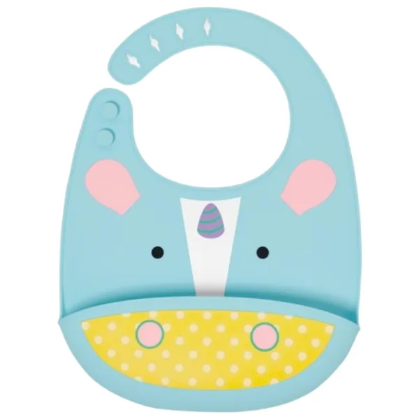Bavetă Skip Hop Zoo Unicorn Clasică/ Silicon/ Blue photo 1