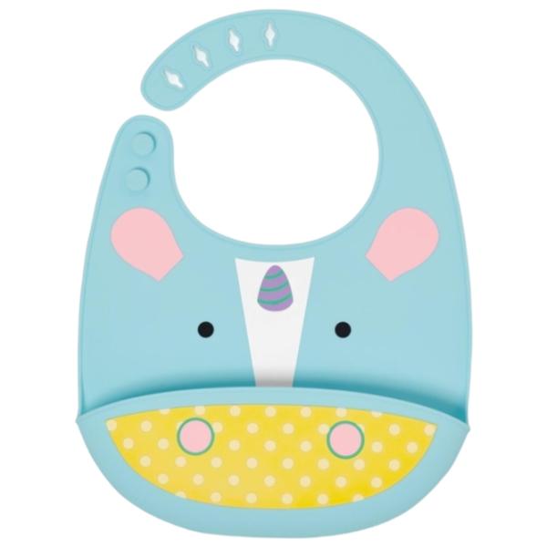 Bavetă Skip Hop Zoo Unicorn Clasică/ Silicon/ Blue photo 1