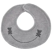 Слюнявчик BabyJem 053385 Классическая/ Хлопок/ Серый