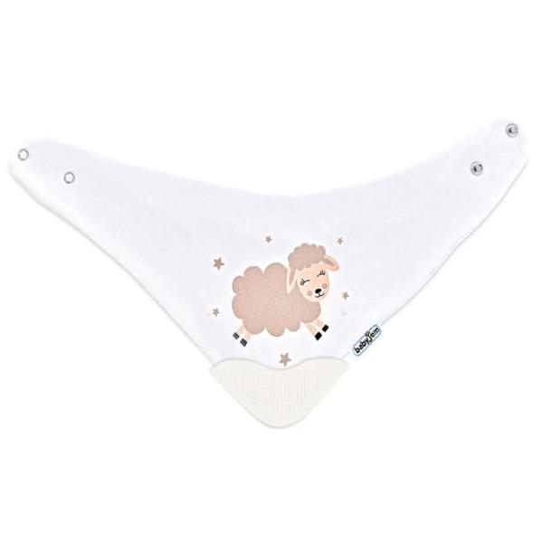 Bavetă BabyJem Cowboy Bib Clasică/ Bumbac/ White photo 1 Bavetă BabyJem Cowboy Bib Clasică/ Bumbac/ White photo 1