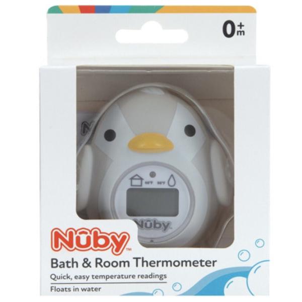 Термометр Электронный Nuby NV08010 Температура воды, комнатная температура/ Белый photo 1