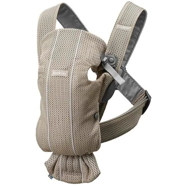 Marsupiu pentru copii BabyBjorn Mini () 11 kg/ Beige photo 1