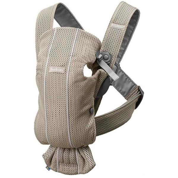 Marsupiu pentru copii BabyBjorn Mini () 11 kg/ Beige photo 1
