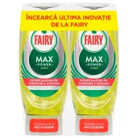 Detergent de vase Fairy Max Power 0.45 l/ Lămâie