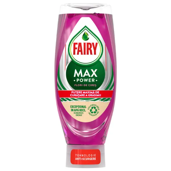 Средство для мытья посуды Fairy Max Power 0.65 л/ Цветок вишни photo 1 Средство для мытья посуды Fairy Max Power 0.65 л/ Цветок вишни photo 1