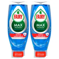 Средство для мытья посуды Fairy Max Power Bundle 0.45 л/ Чайное дерево