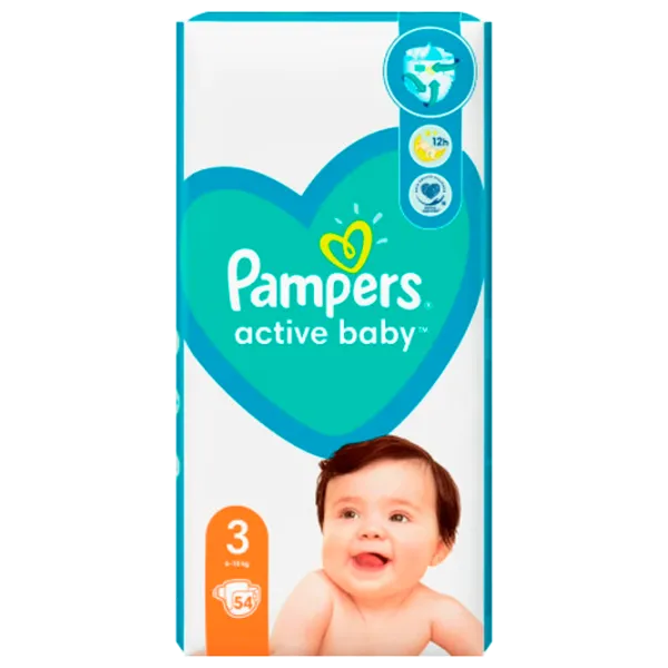 Подгузники для детей Pampers Vpm Midi 3 6 - 10 кг/ 54 шт. photo 1