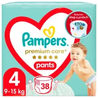 Scutece pentru copii Pampers Premium Care Pants 4 9 - 15 kg/ 38 buc.