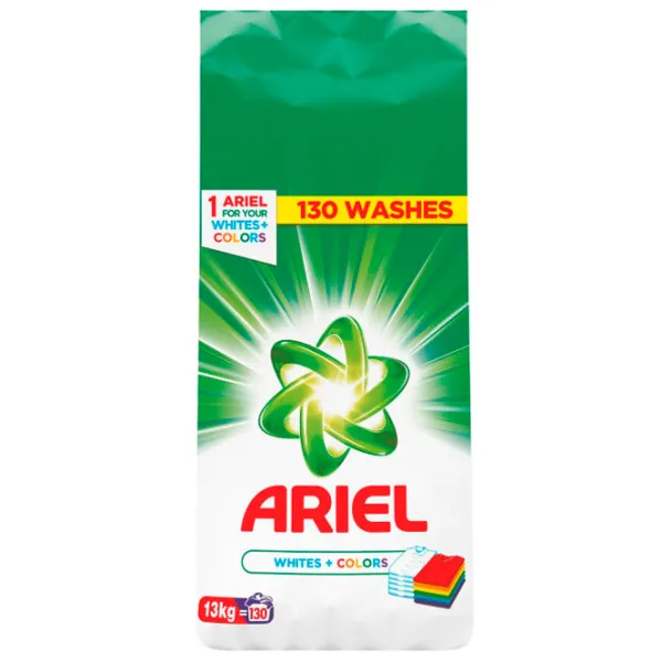 Detergent Ariel White & Color 13 kg  Număr spălări: 130 photo 1