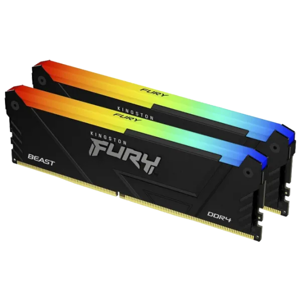 Оперативная память Kingston FURY Beast RGB SDRAM KF437C19BB12AK2/ 32 DDR4/ 32 ГБ photo 1