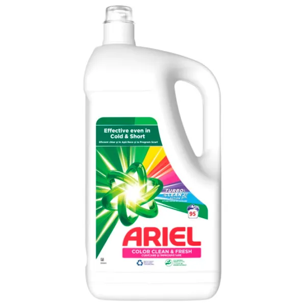 Gel de spălare Ariel Color 0.045 kg 4.75l Număr spălări: 95 photo 1