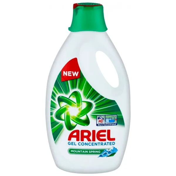 Detergent Ariel Mount Spring 2.2 kg 2.2l Număr spălări: 40 photo 1