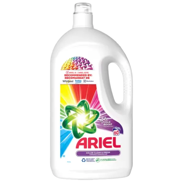 Gel de spălare Ariel Liquid Color 3.3 kg 3.3l Număr spălări: 60 photo 1