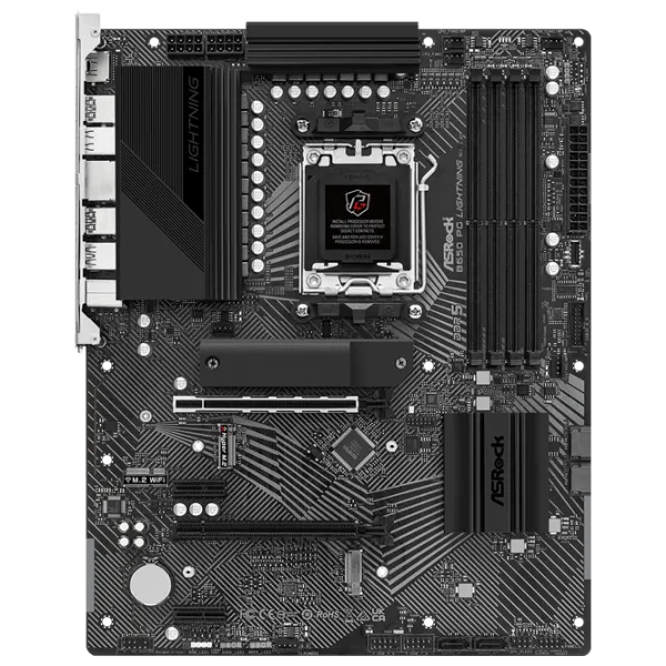 Placă de bază ASRock B650M PG LIGHTNING mATX/ AMD B650M photo 1