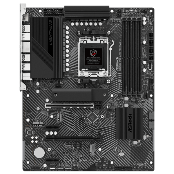 Placă de bază ASRock B650M PG LIGHTNING mATX/ AMD B650M photo 1
