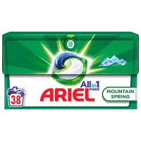 Моющее средство Ariel PODS MOUNTAIN SPRING 9.5 кг  Количество стирок: 38